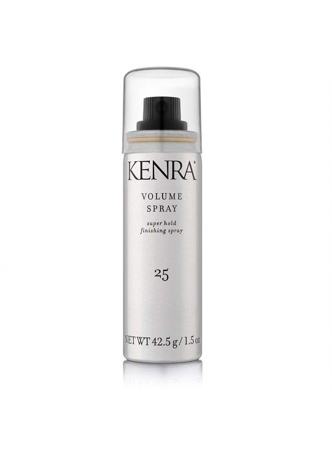 Kenra Volume Spray 25 50% | Super Hold Finishing & Styling Hairspray | Flake-free & Fast-drying | Wind & Humidity Resistance | All Hair Types | Travel 1.5 oz