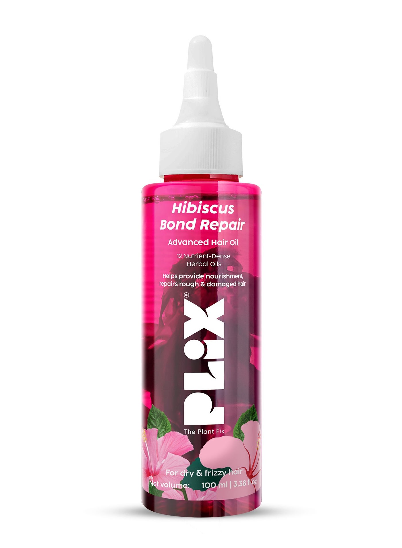 Hibiscus Bond Repair Advanced Hair Oil for Damaged Hair - 100ml Repairs Damaged Hair Due To Heat Styling Restores Strength & Reduces Breakage