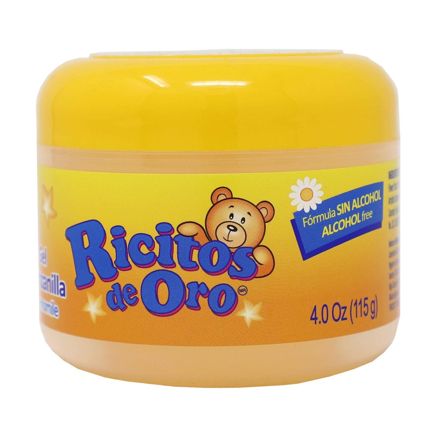 Manzanilla Ricitos de Hair Gel| Alcohol-Free Hair Care Gel for Daily Use, Gentle Gel with Chamomile Extract; 4.0 Ounces