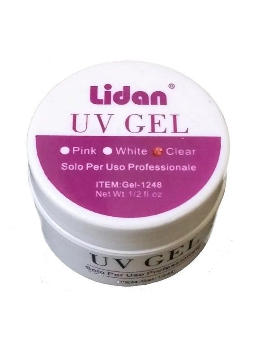 Lidan LED UV Gel Clear Gel-1248 - Versatile Sculpting Clarity for Nail Art Perfection