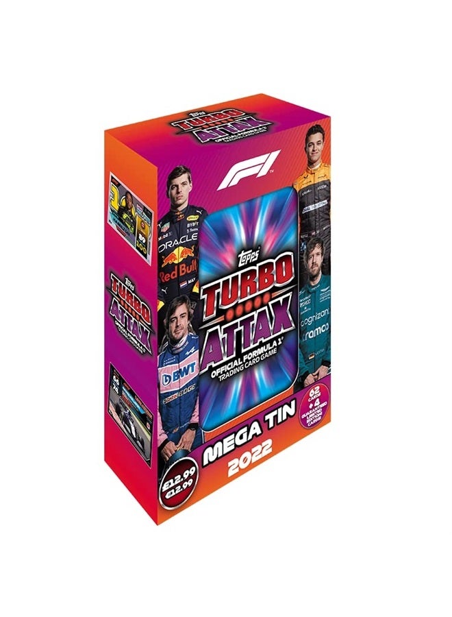 2022 Topps Formula 1 Turbo Attax Mega Tin - Future Legends Mega Tin