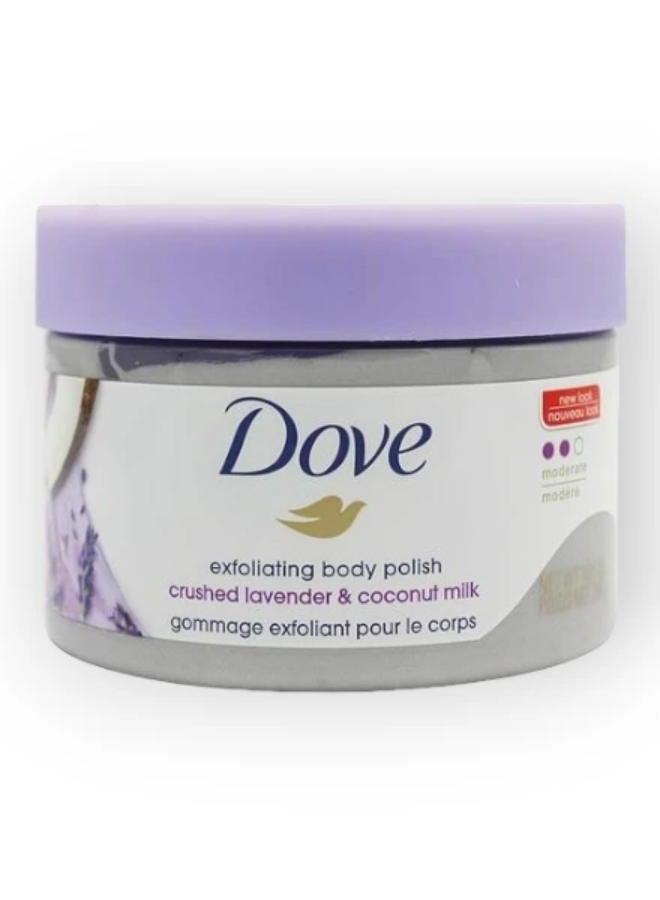 Exfoliating Body Polish Crushed Lavender And Coconut Milk 298 g