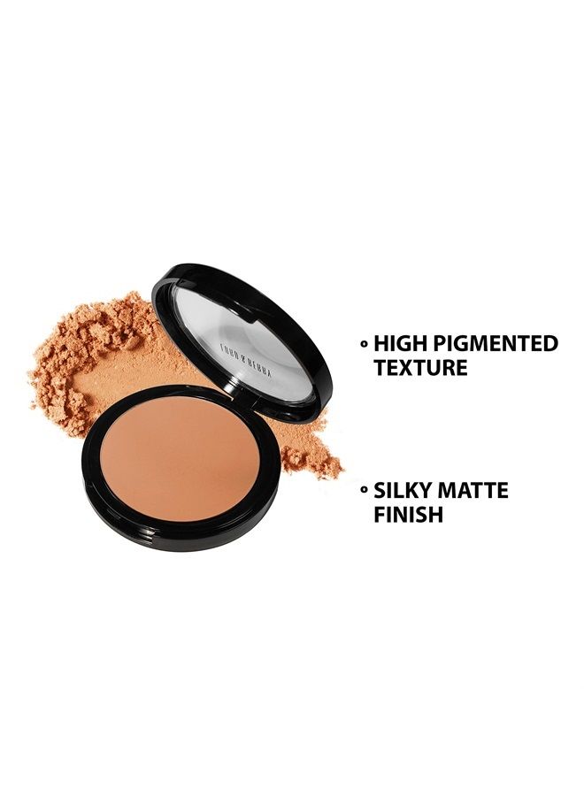 Lord & Berry BRONZER Face Powder Bronzer, Lightweight and High Pigmented with Matte Finish, Biscotto