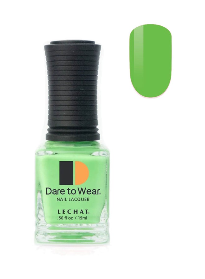 Long Lasting Nail Polish Color Bright Lime Cream By Lechat Nail Lacquer Extra Lime Please Dw256