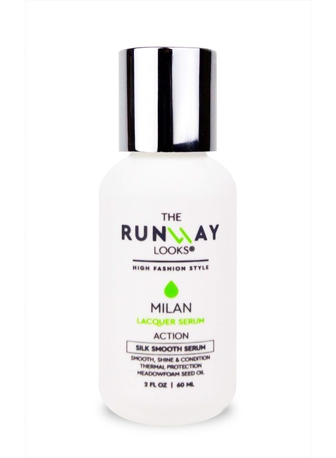 Lacquer Serum, Silk Smooth Serum, Hair Repair Serum, Extra Shine for Any Texture Hair (2oz)