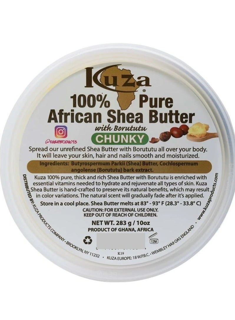 100% African Shea Butter Chunky 283 g