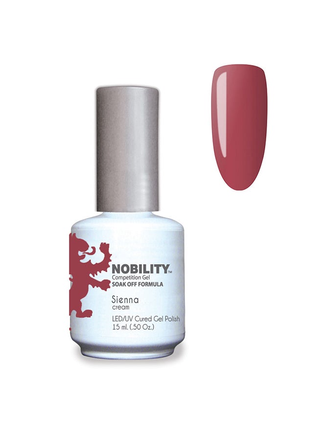 Nobility Soak Off Sienna Color Hippie Pink Cream UV Led Cured Nail Polish 15 ml Nbgp155