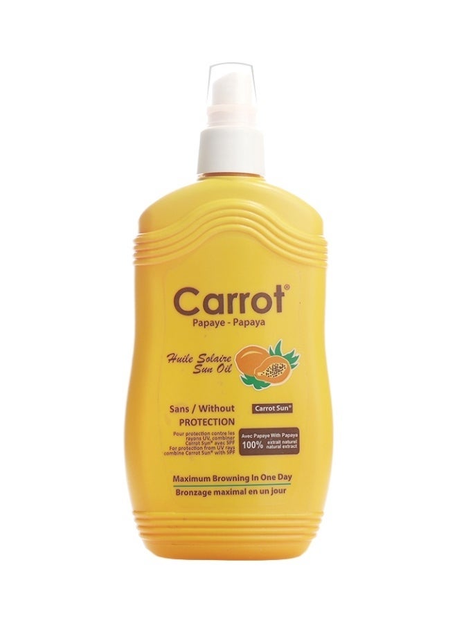 Papaya Tanning Oil
