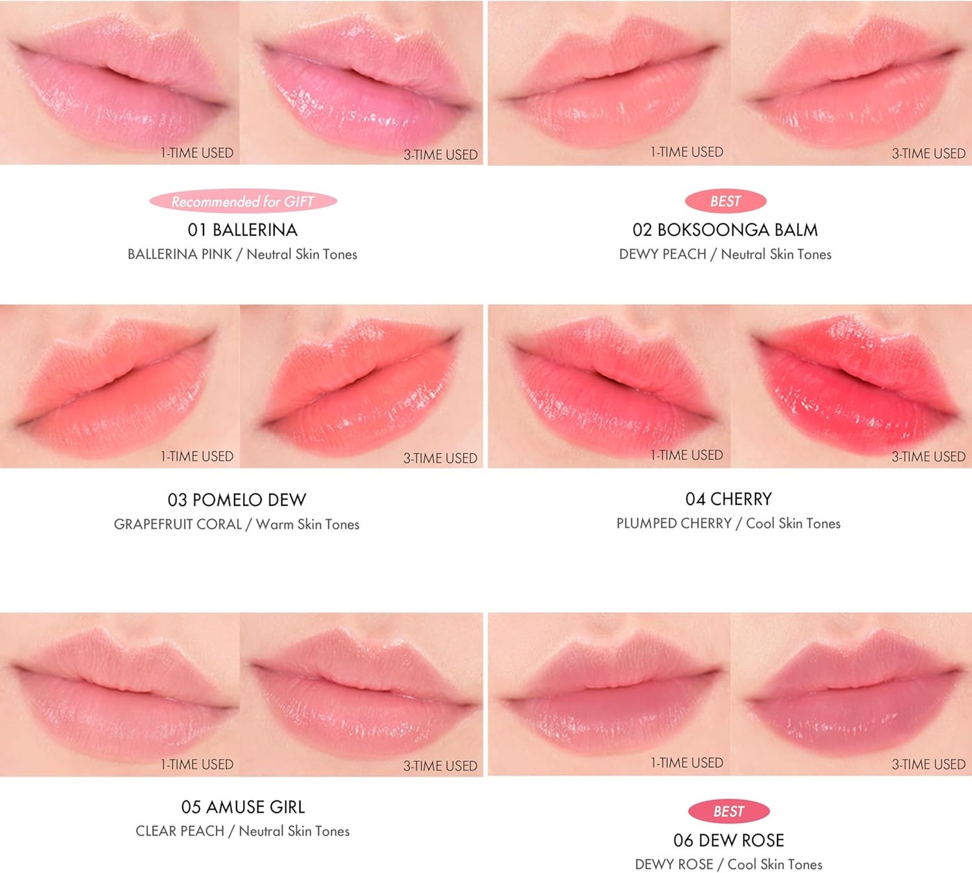 Amuse SEOUL DEW BALM 03 POMELO DEW - image 7