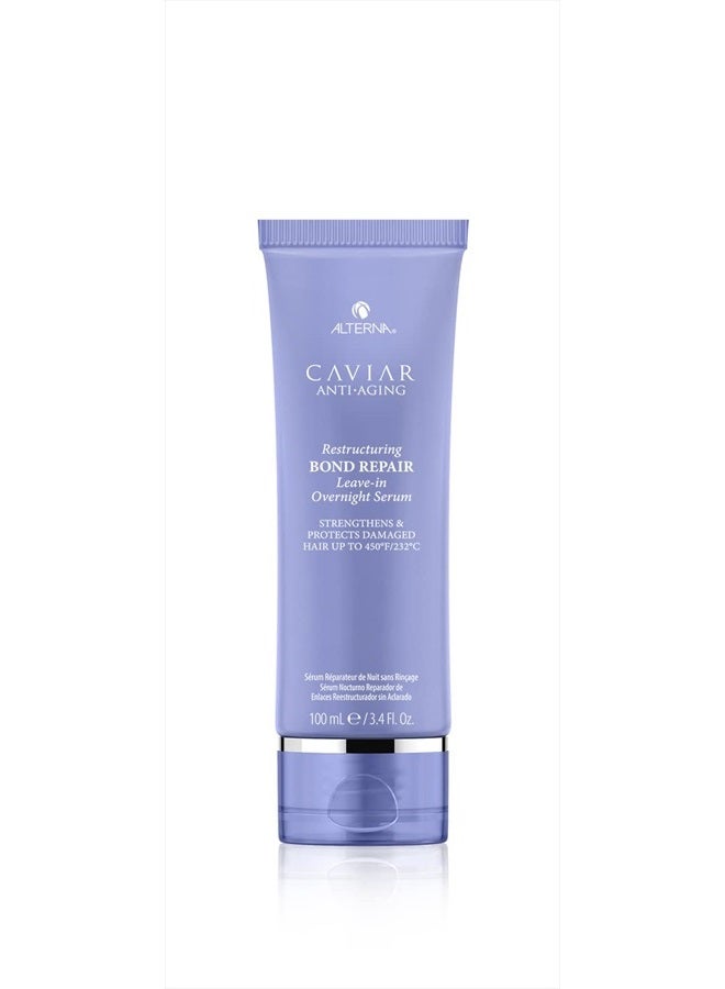 Alterna Caviar Anti-Aging Restructuring Leave-in Overnight Serum, 3.4 Fl Oz (Pack of 1)