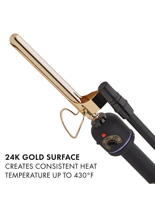 Hot Tools Pro Artist 24K Gold Marcel Iron | Long Lasting Curls, Waves (1/2 in)