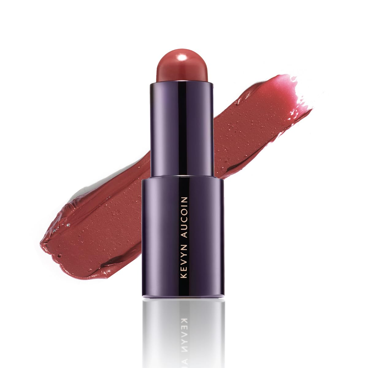Kevyn Aucoin The Color Stick, Be Vivacious color (medium to deep skin tones): Makeup blush. Buildable, long-lasting for cheeks, nose, forehead, or eyes. Velvety texture & satin finish. Made in Italy.