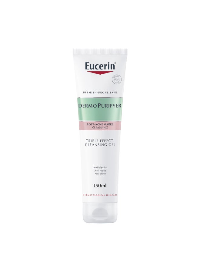 Dermopurifyer Triple Effect Face And Body Cleansing Gel, Anti-Blemish, Anti-Marks And Anti-Shine 150Ml