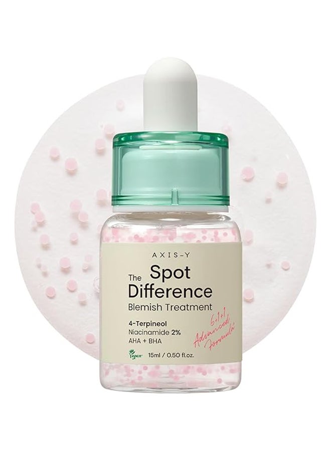 Spot The Difference Blemish Treatment 15ml / 0.5 fl. oz | Hydrating Gentle Acne Spot Treatment | Acne Care | Korean Skincare