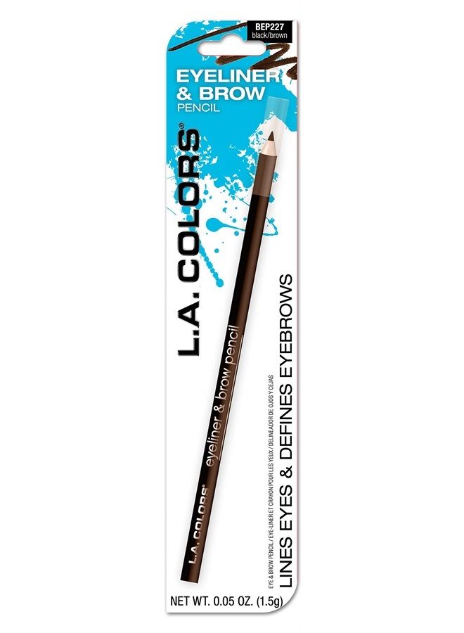 7" Eyeliner & Brow Pencil, Black Brown, 1 Ounce (CBEP227)