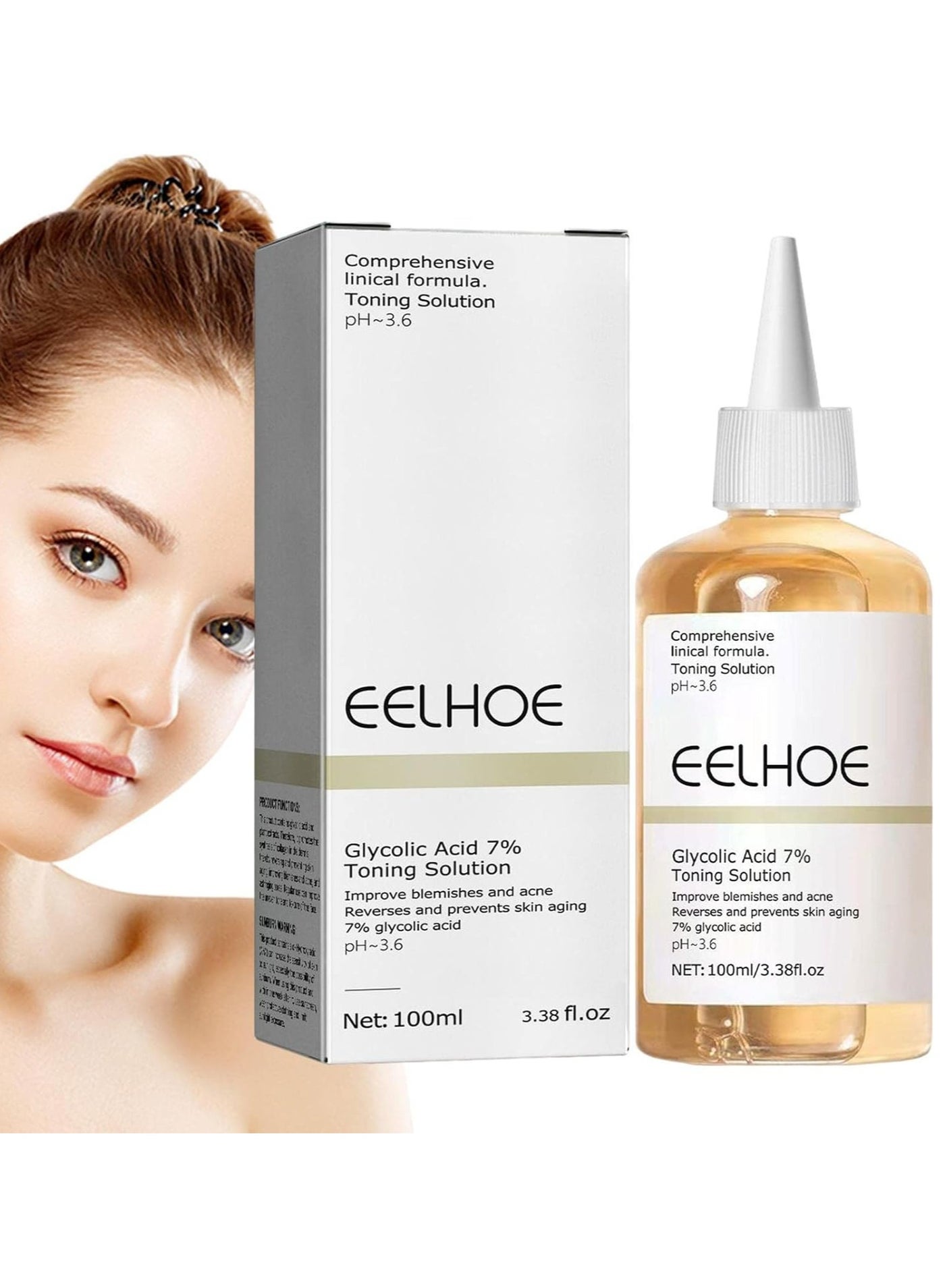 100ml acne remover anti-aging lifting firming wrinkles ordinary toning solution face toner glycolic acid 7%
