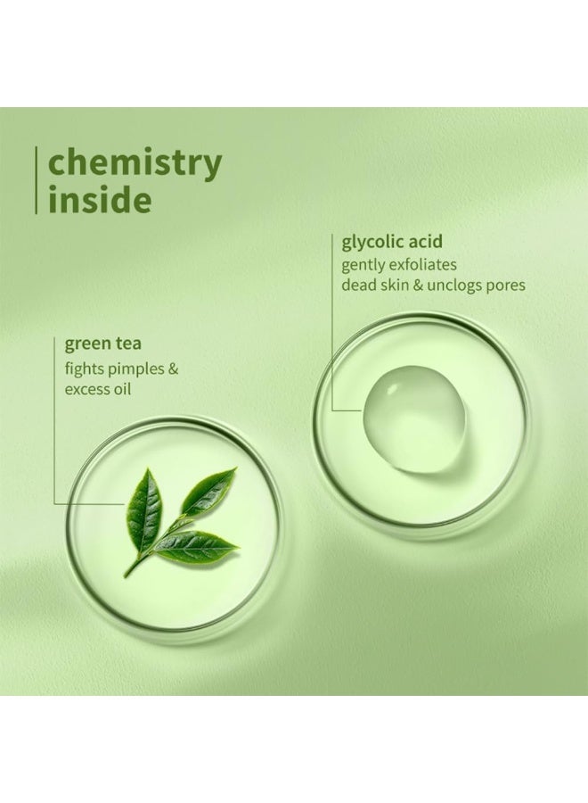 Green Tea Pore Cleansing Face Wash 150ml | Gel-Based, Anti-Pimple, Gentle Exfoliating Cleanser, 5.07 fl oz - image 5