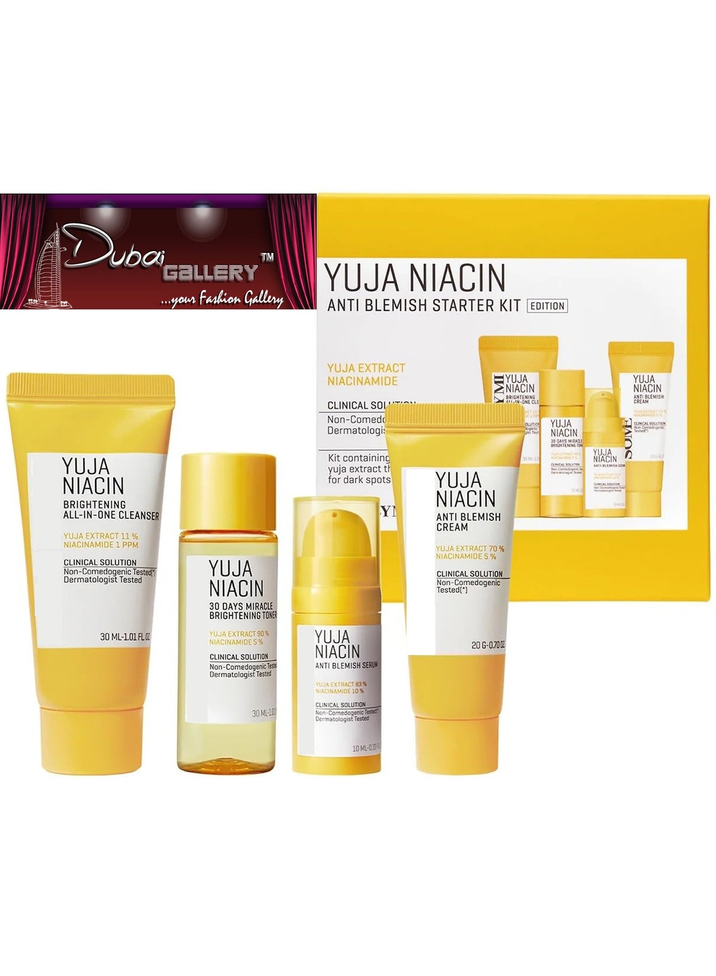 Yuja Niacin Trial Kit Korean Beauty