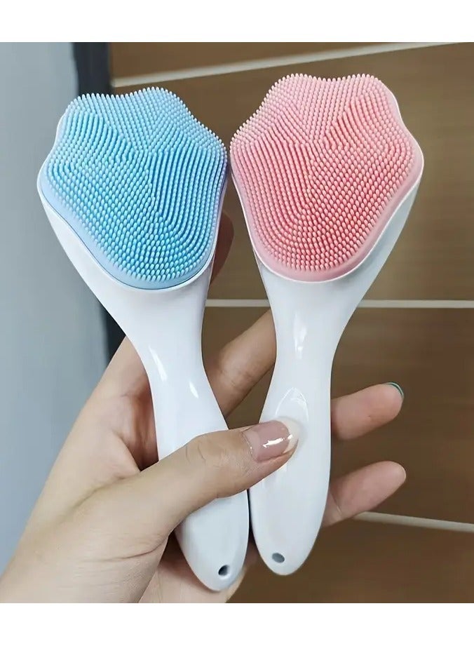 2 PCS Paw Silicone Face Scrubber Manual Facial Deep Cleansing Brush Makeup Removal Blackhead Pore Exfoliating Tool