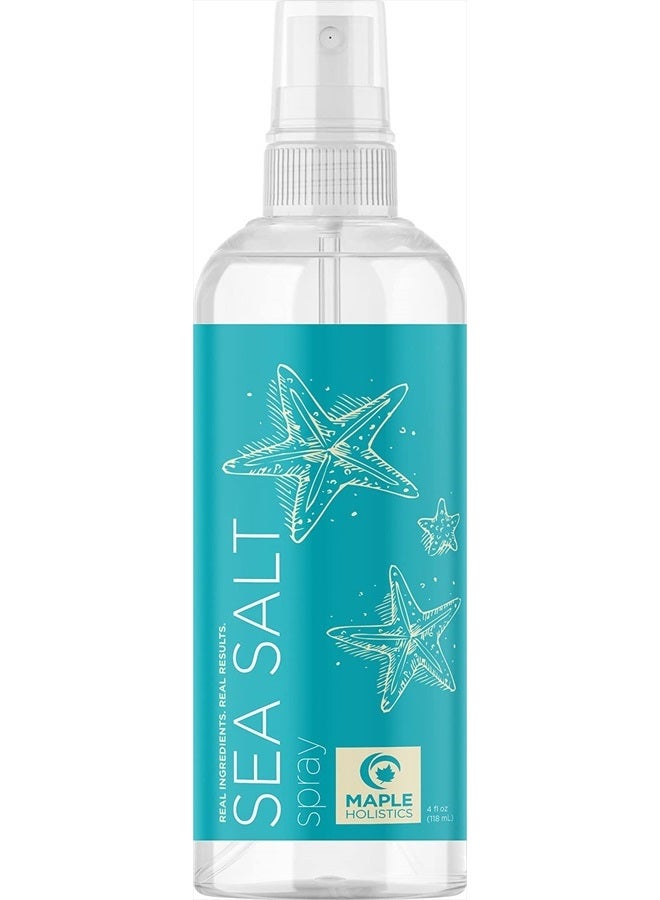 Volumizing Sea Salt Spray for Hair - Texturizing Beach Waves Spray & Hair Mist Curl Activator - Non Sticky Styling Beach Hair Spray for Men and Women with Nourishing Argan Oil and Sea Kelp Extract