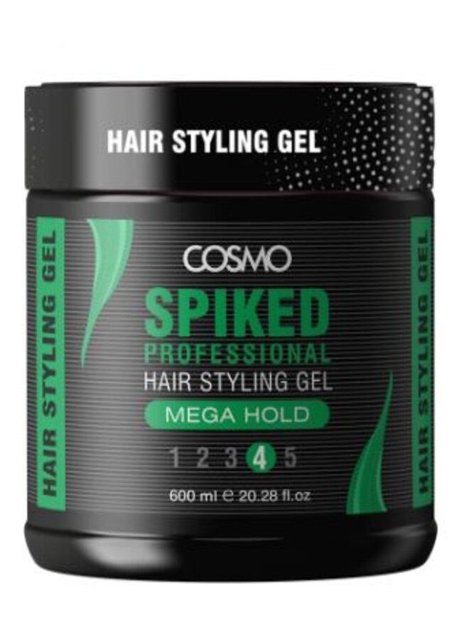 Mega Hold Spiked Professional Hair Styling Gel For Men 600ML, Number 4