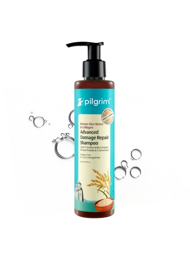 Korean Rice Water & Collagen Advanced Damage Repair Shampoo (200ml)