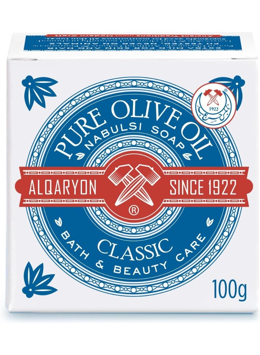 Classic Pure Olive Oil Nabulsi Soap Bath&Beauty Care 100G