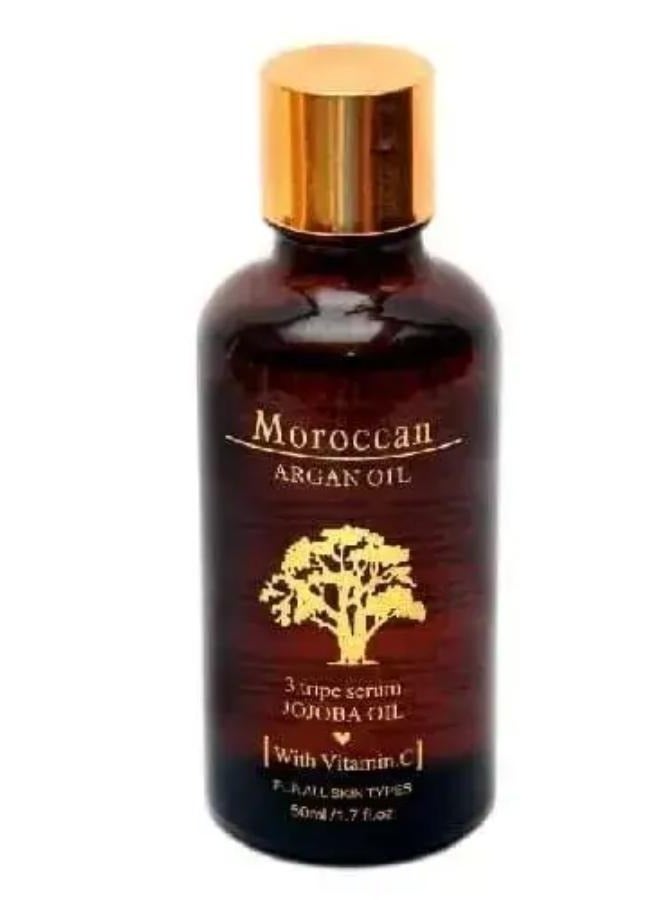 Argan Oil Moroccan Argan Oil and Tripe Serum Jojoba Oil With Vitamin C  50ml