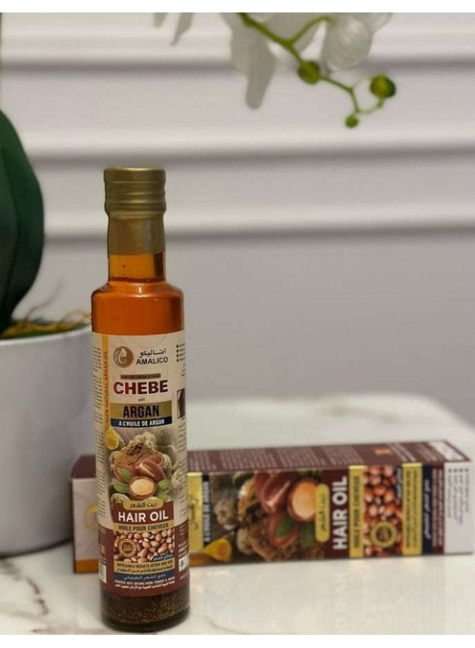 AMALICO CHEBE TCHAD ARGAN HAIR GROWTH OIL 250ML