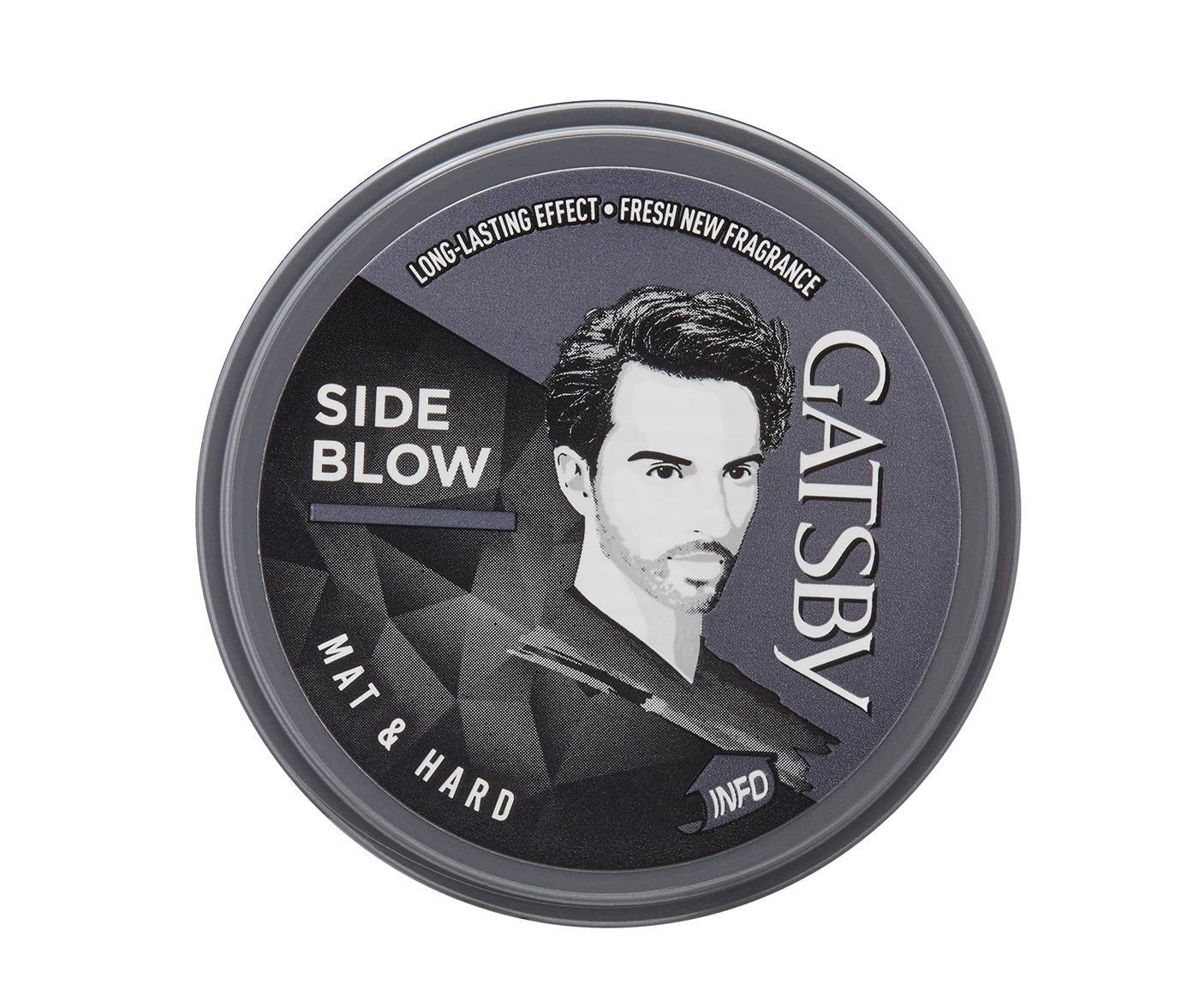 Gatsby Hair Styling Wax Matt & Hard 75g Grey