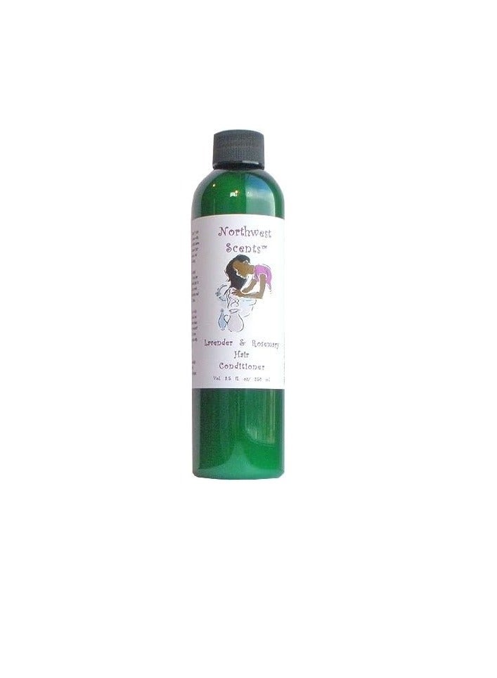 Northwest Scents Lavender and Rosemary Hair Conditioner for Black, African American, Afro Caribbean, Dry, Coarse, and Highly Textured Hair - 8.5 oz Bottle