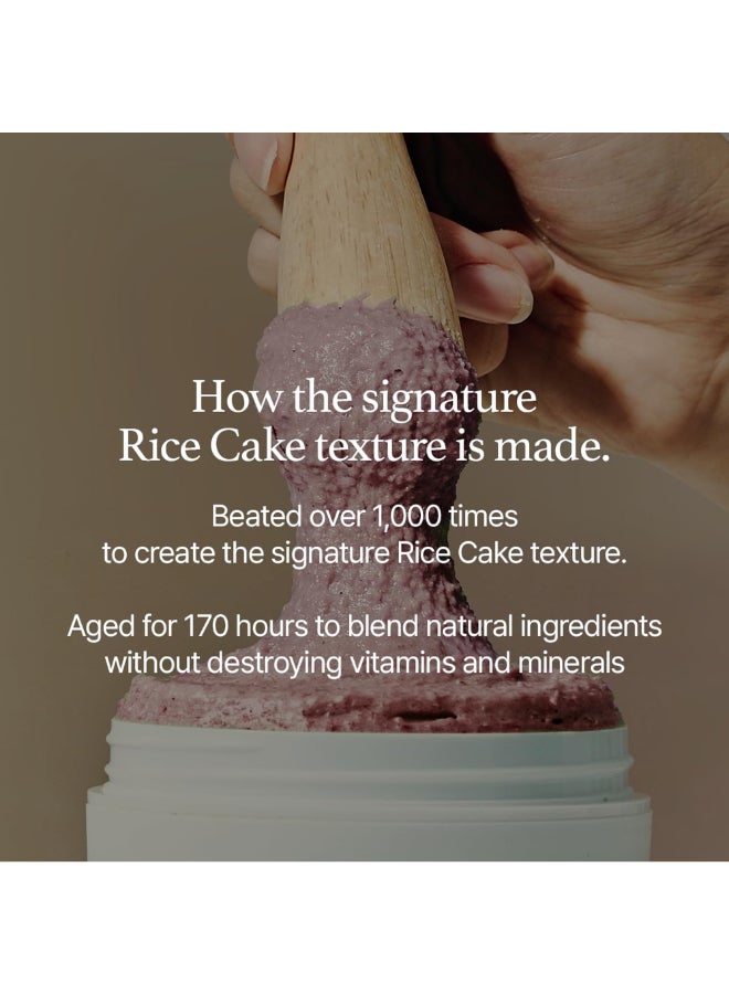 Rosehip Brightening Rice Mochi Face Cleanser & Daily Scrub - Moisturizing, Exfoliating & Deep-Cleansing - All Skin Types with Rice Powder & Rice Water (120g) - image 6