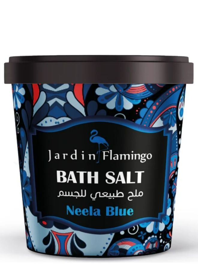 Jardin Flamingo Bath Salt Neela Blue