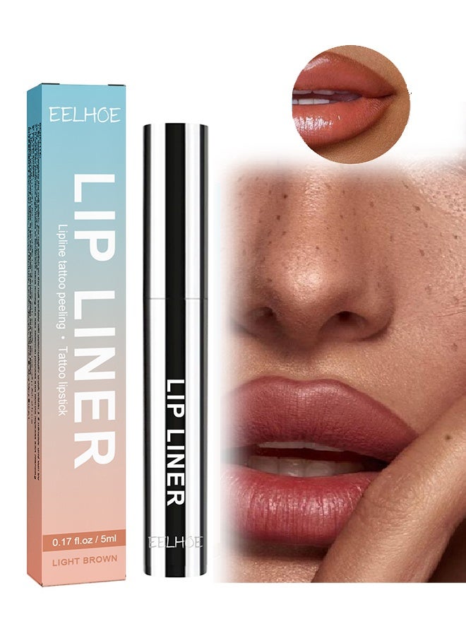 Lip Liner Stay-N - Peel Off Lip Liner Tattoo, Peel Off Lip Stain, Long Lasting Lip Stain Peel Off, Infused with Hyaluronic Acid & Vitamin E