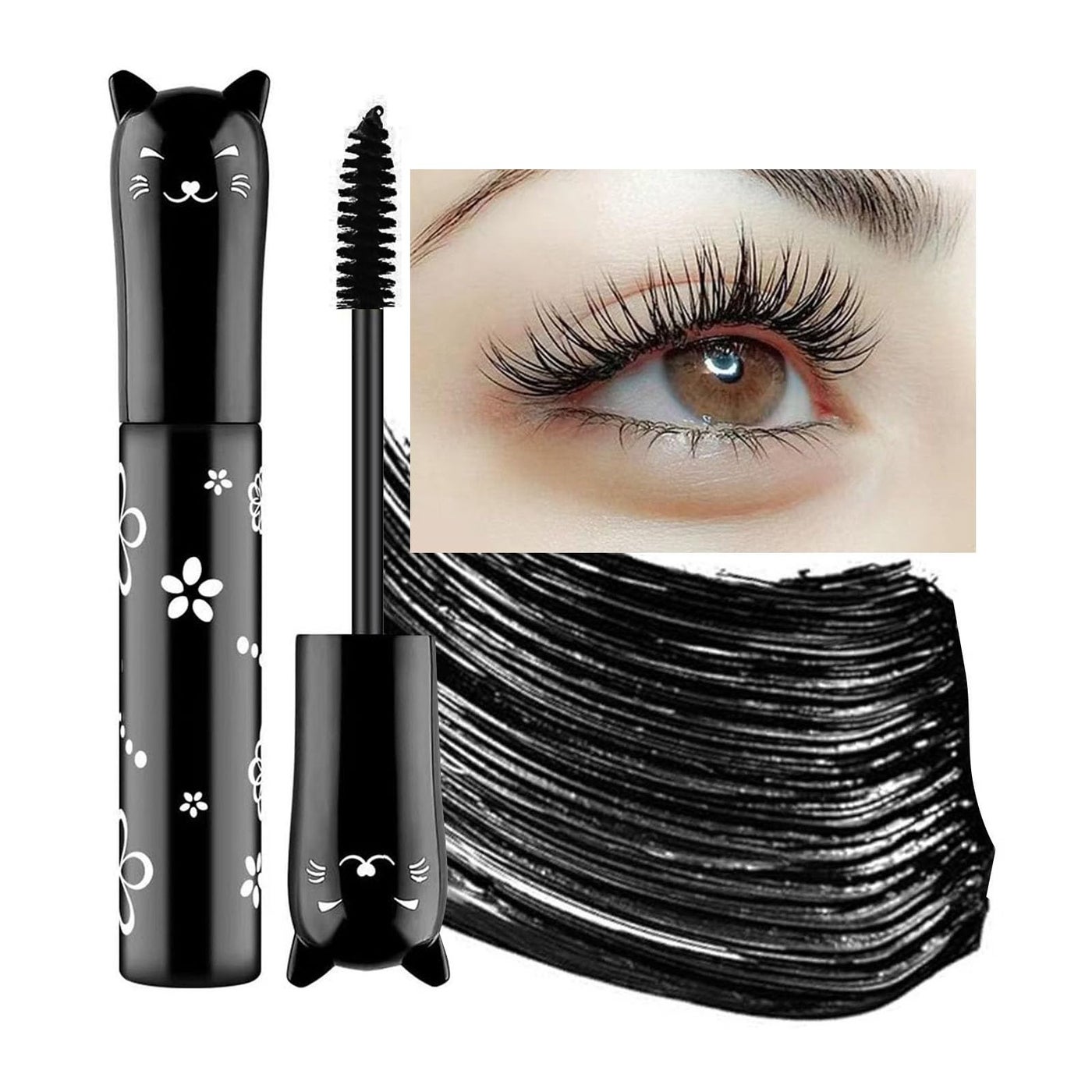 Mascara Volume And Length Black Waterproof Fast Dry Eyelashes Eye Makeup Volumizing Lengthening Curling Defining Multiplying Buildable Formula Primer Natural Voluminous Best Mascara