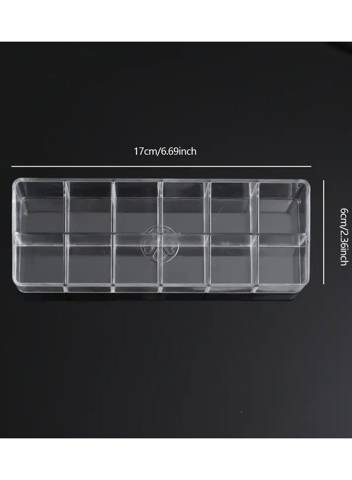 1-Piece Lipstick Holder, Clear Lipstick Organizer Display Transparent Makeup Organizer