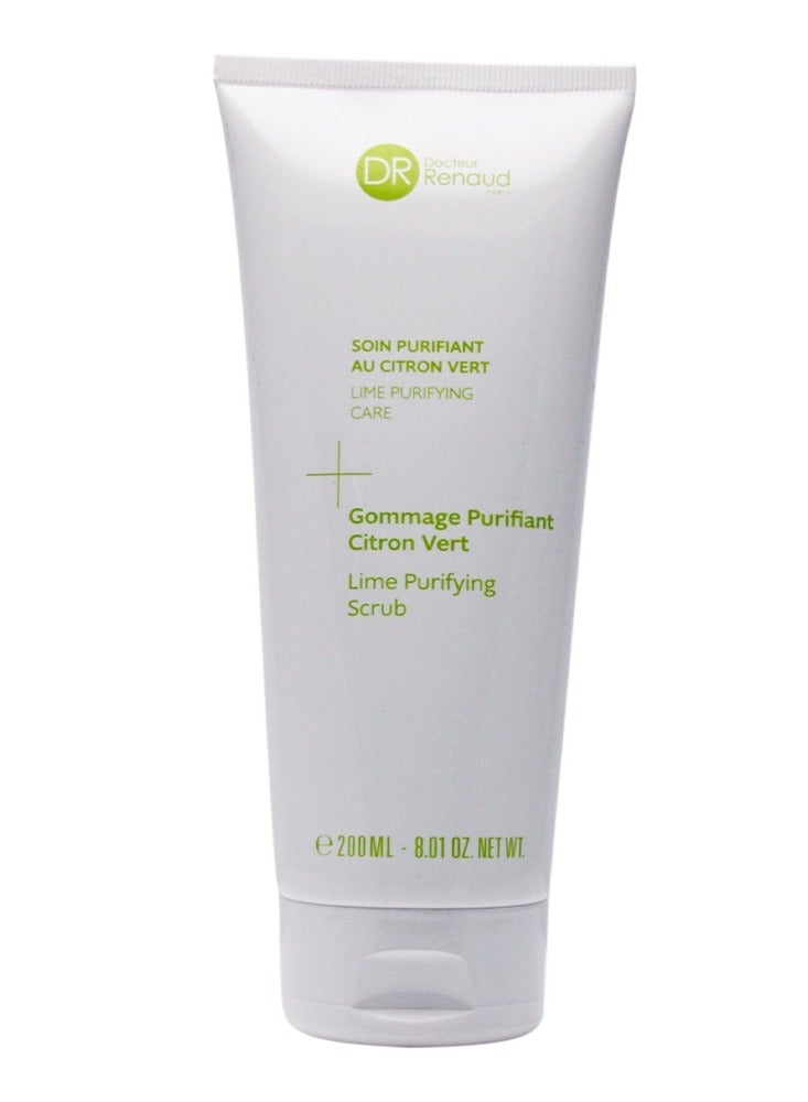 Lime Purifying Scrub, Wonderful Fresh Sensation, Eliminate Blemishes, Luminous Complexion 200 Ml