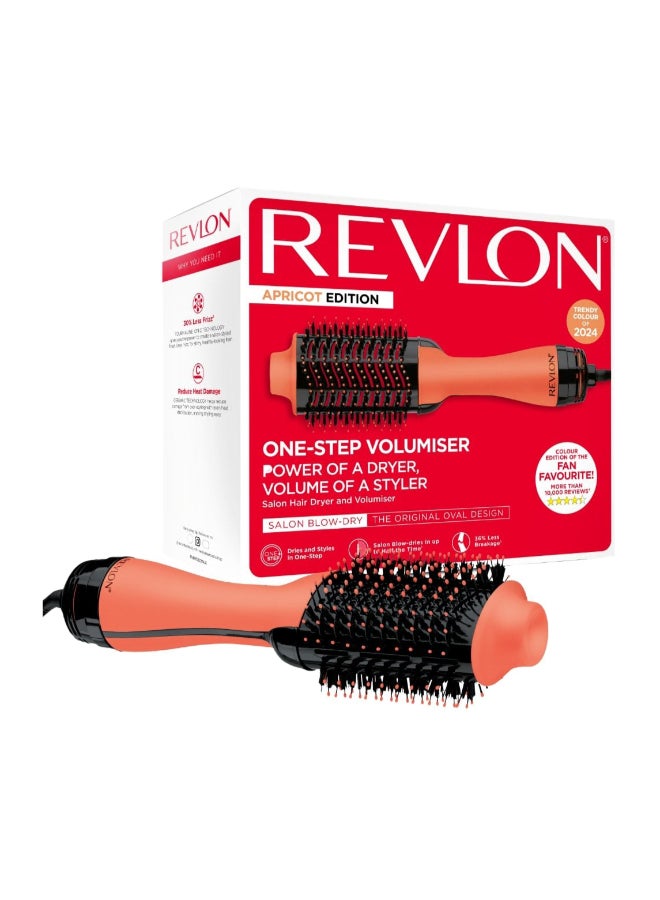 Revlon One Step Hair Dryer & Volumizer, 1100 Watts, Oval Brush Design, 2 heat setting plus cool setting - RVDR5222