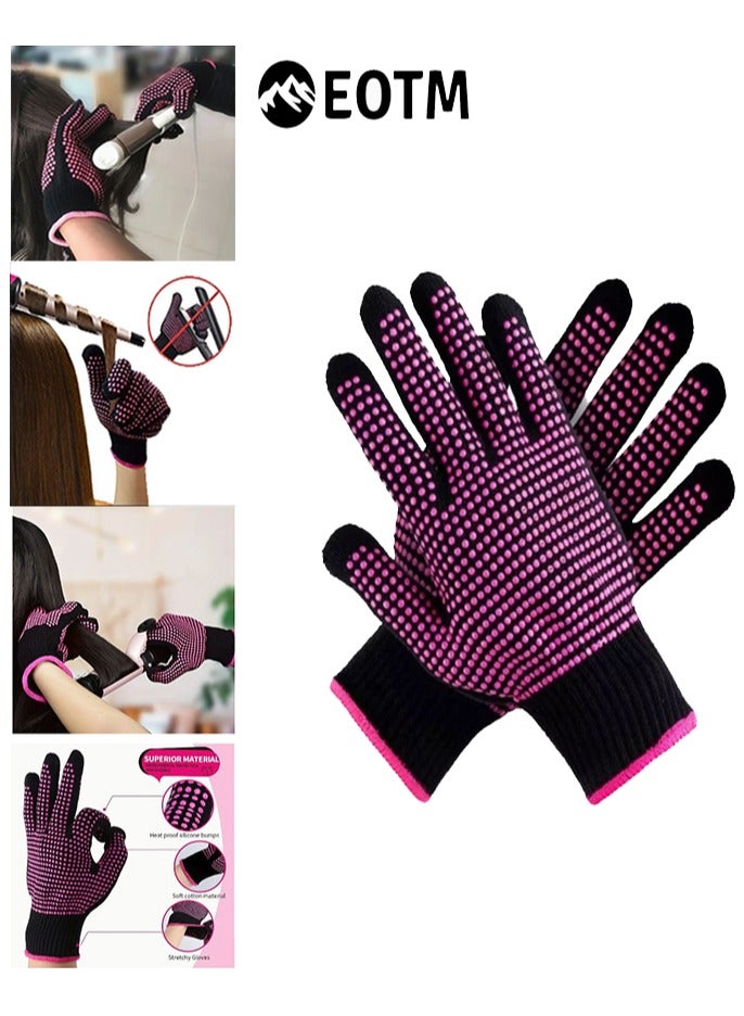 2 Piece Professional Heat Resistant Hair Styling Glove