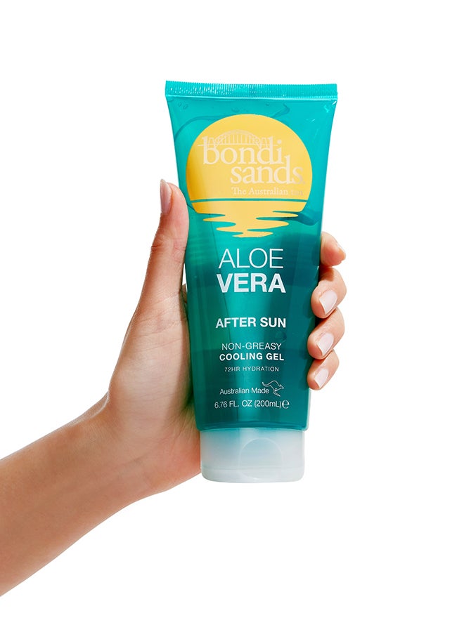 Aloe Vera After Sun Cooling Gel 200ml | Soothing & Hydrating After Sun Gel for Sun-Exposed Skin | Cooling Moisturiser for Sunburn Relief, Redness & Dryness | Lightweight Aloe Vera Skin Recovery Gel - image 2