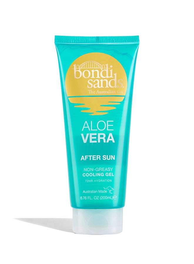 Aloe Vera After Sun Cooling Gel 200ml | Soothing & Hydrating After Sun Gel for Sun-Exposed Skin | Cooling Moisturiser for Sunburn Relief, Redness & Dryness | Lightweight Aloe Vera Skin Recovery Gel