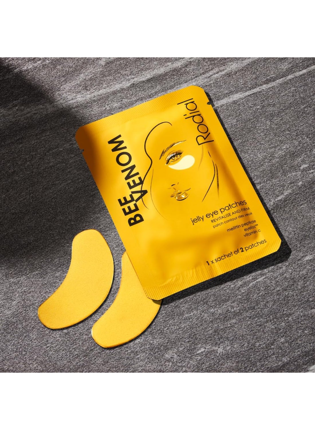 Rodial Bee Venom Jelly Eye Patches Single – Instant Smoothing for Crow's Feet, Bee Venom & Gold, Cooling Jelly for Fine Line Relief 1 Pair - image 5