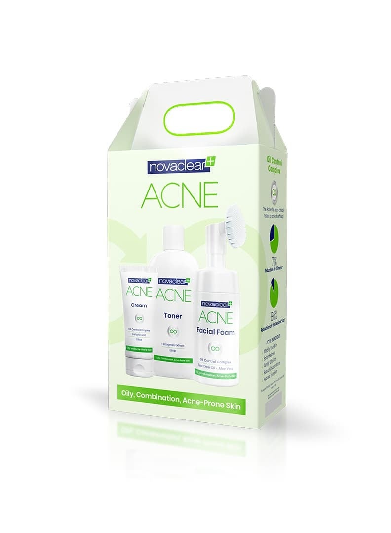 Acne Kit (Facial Foam100ML,Toner150ML ,Cream40ML)
