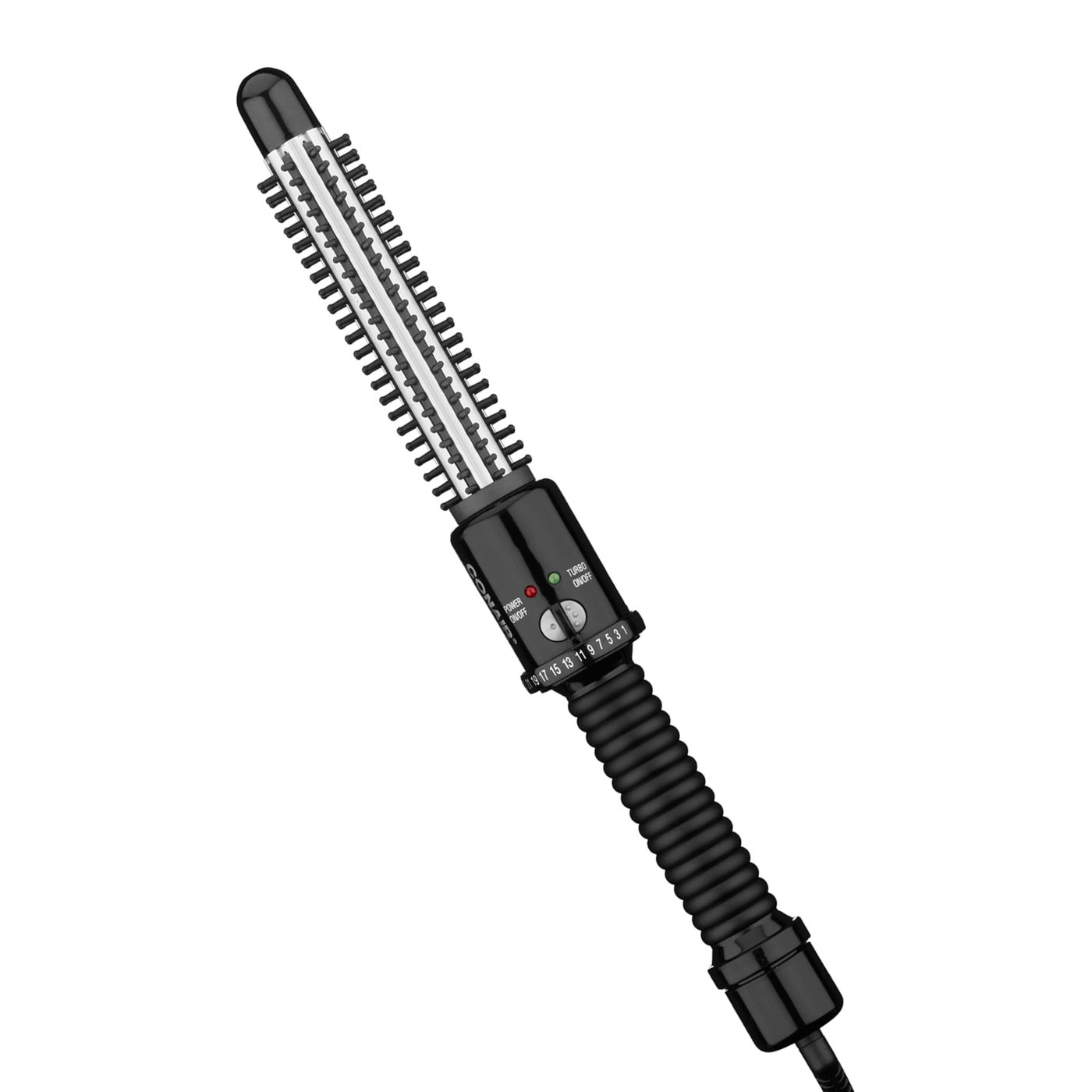 Conair Instant Heat Curling Iron Brush, 3/4-Inch Barrel - For Use On Short Hair