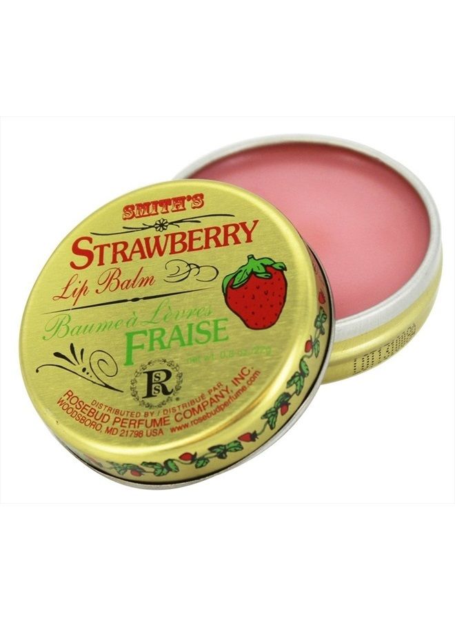 Strawberry Salve Tin 0.8 oz by Smith's