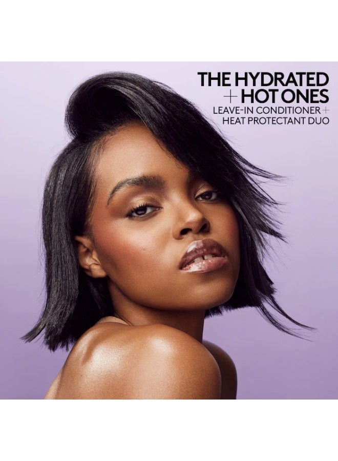The Hot & Hydrated Ones Heat Protectant & Leave-In Conditioner Hair Gift Set | Duo Set for Heat-Damaged & Dry Hair Protection | Frizz-Control Moisture-Locking Styling Gift Set for Wavy Curly & Coily Hair - image 4