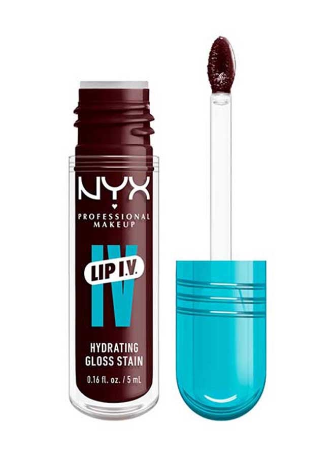 Lip Iv Hydrating Gloss Stain Lip Gloss + Serum Up To 12Hr Hydration High Pigment Wet Shine Finish Water 'Bout Wine?