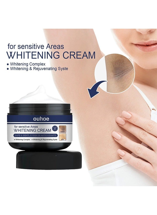 Whitening Cream For Sensitive Areas, Dark Spot Remover For Face And Body For Neck, Underarm Elbows Intimate Areas Knees And Private Areas, Intimate Skin Cream Bleaching Cream-30g