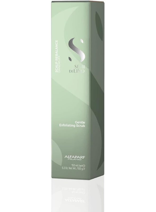 Semi Di Lino Scalp Rebalance Gentle Exfoliating Scrub 150ml | Anti-Dandruff Scalp Scrub, Removes Flakes, Deep Cleansing And Promotes Healthy Scalp Balance