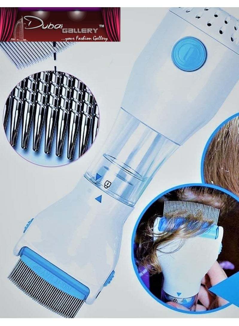 Electric Lice Comb-Head Vacuum Lice comb Electric Capture Pet Filter Lice Treatment